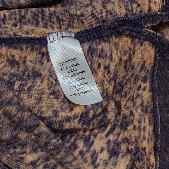 Maurices Sunday Funday Graphic 3/4 Sleeve Burnwash Casual Tee Size 0 (38" Chest) - Picture 4 of 7